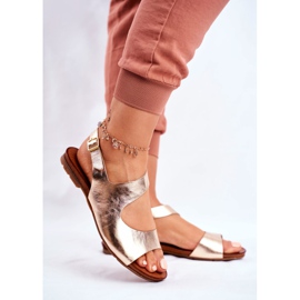 Sandales Femme Laura Messi 1116 Cuir Or Vollare doré 1