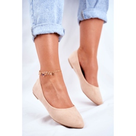 SEA Ballerines Femme Daim Beige Bueno 1