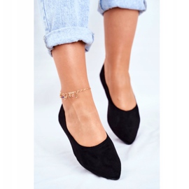 PS1 Ballerines Femme Eco-Suède Noir Bellissima 2