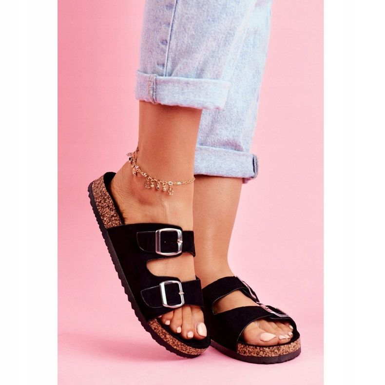 Pantres d'onglet pour femmes avec des pinces noires le noir 1