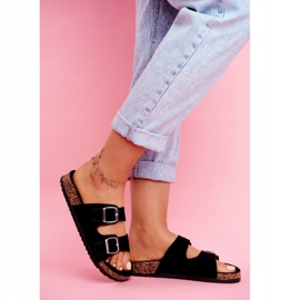 Pantres d'onglet pour femmes avec des pinces noires le noir 2