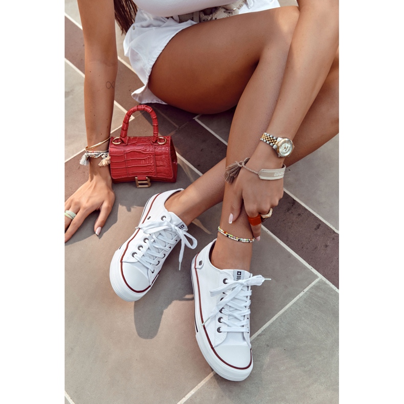 Baskets Femme Big Star Rubber Toe Blanc DD274336 1