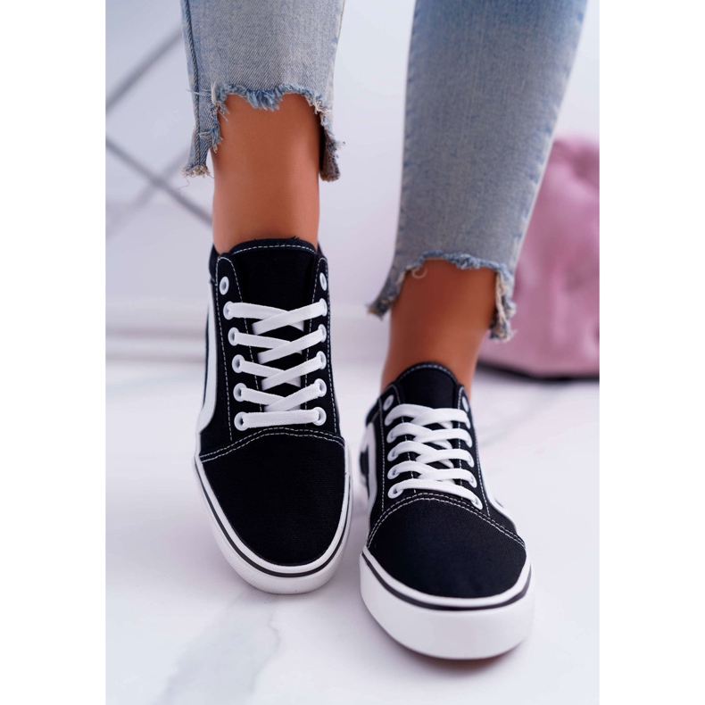 NEWS Baskets femme Bestro noires 2