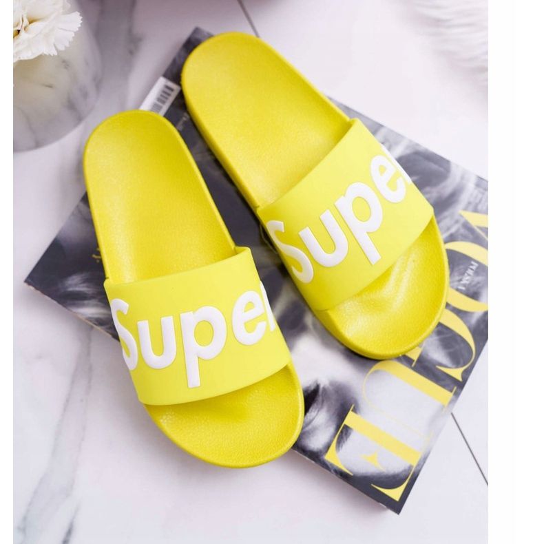 PS1 Chaussons Jaunes Femme Super Losaria 1