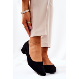 SEA Escarpins Classiques Femme Daim Noir Rheya le noir 5