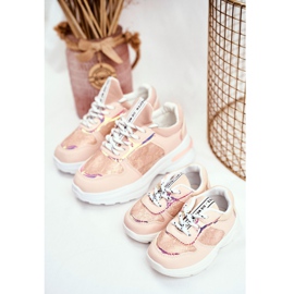 FRROCK Chaussures de sport pour enfants Pink Snake Matylda rose 1