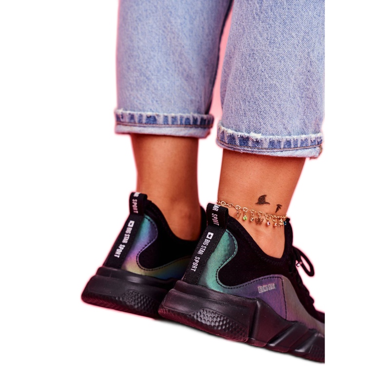 Chaussures de sport pour femmes Big Star Noir FF274A053 le noir multicolore 4