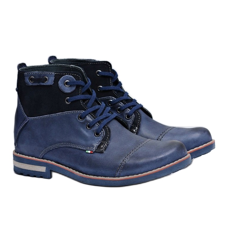 KOMODO Bottes Homme Bleu Marine High Shoes Rebrand 1