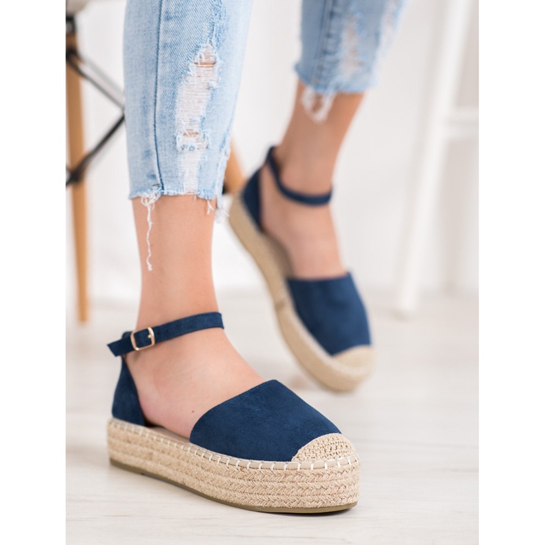 Seastar Espadrilles Bleu Marine Sur La Plateforme 1 Seastar Espadrilles Bleu Marine Sur La Plateforme 1