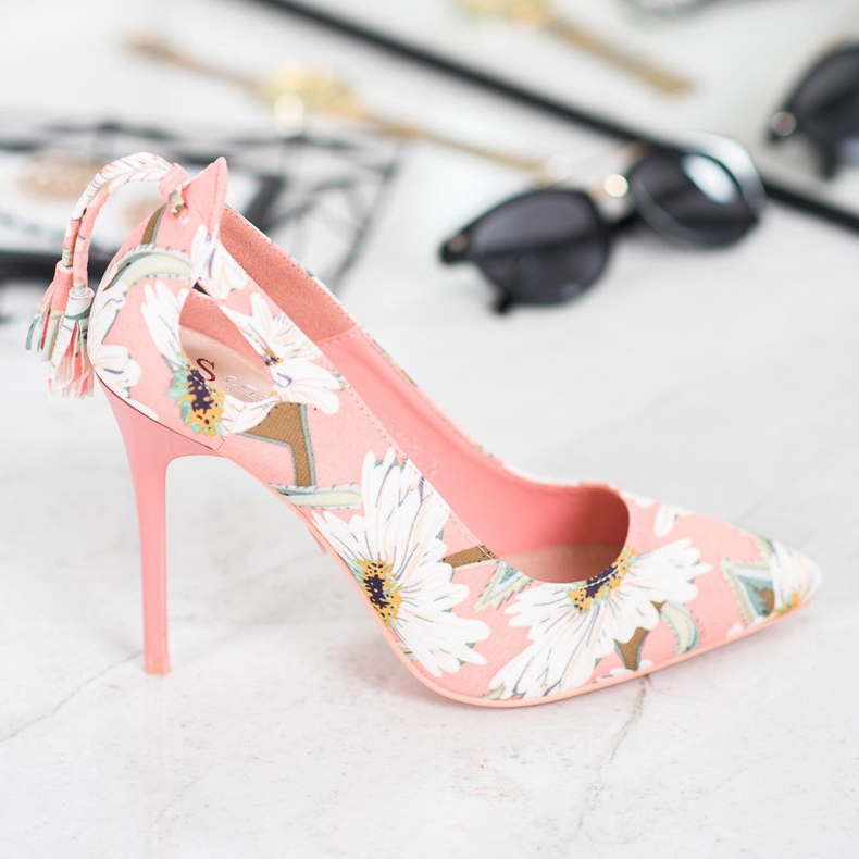 Seastar Épingles élégantes en fleurs rose multicolore 2