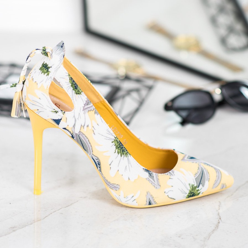 Seastar Épingles élégantes en fleurs multicolore jaune 2