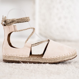 Seastar Espadrilles En Daim Avec Liaison brun 3