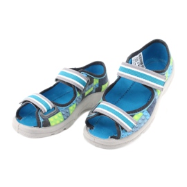 Chaussures enfant Befado 969X152 bleu gris 2