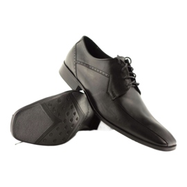 Chaussures homme en cuir Pilpol 1261 noir le noir 3