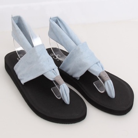 Bleu DD82P Tongs bleus, coton 3