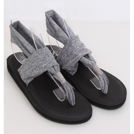 Gris Sandales, coton, gris DD81P Gris 1 Gris Sandales, coton, gris DD81P Gris 1