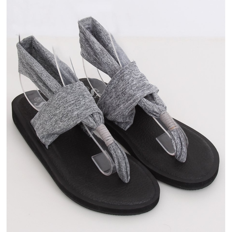 Gris Sandales, coton, gris DD81P Gris 1 Gris Sandales, coton, gris DD81P Gris 1