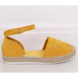 Espadrilles femme miel JH95P Jaune 4