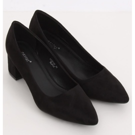 Noir Escarpins talons bas noir CC210P Noir le noir 1