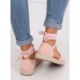 Espadrilles roses pour femmes LL-230P Rose 1 Espadrilles roses pour femmes LL-230P Rose 1