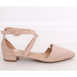 Ballerines coupe beige LL-213P Beige 1