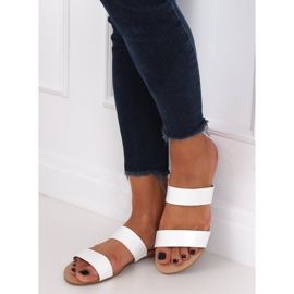 Chaussons simples blancs S060074 Blanc blanche 1