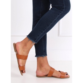 Chaussons simples camel S060074 Camel brun 1