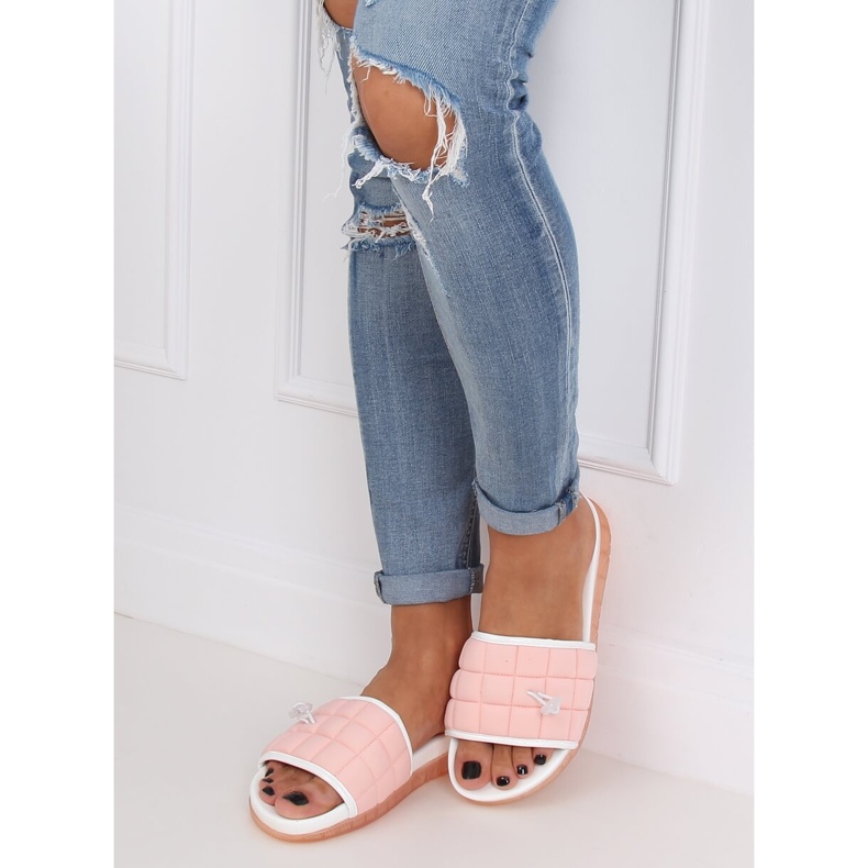 Chaussons roses pour femmes roses G-338 Rose 1
