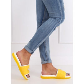 Chaussons pour femmes jaunes G-338 Jaune 2