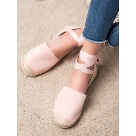 Seastar Espadrilles Roses Nouées 2 Seastar Espadrilles Roses Nouées 2