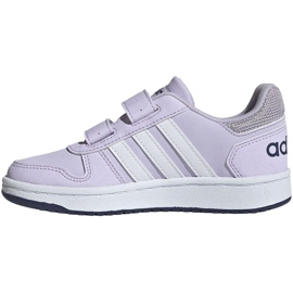 Adidas Hoops 2.0 Cmf Jr EG3771 violet multicolore 2