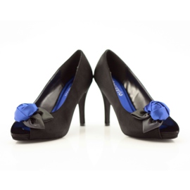 Escarpins McArthur 11bk noirs pour femmes le noir bleu 4