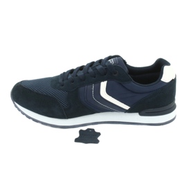 NEWS chaussures de sport homme 20MN20-2150 blanc bleu marine 1