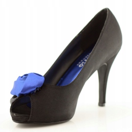 Escarpins McArthur 11bk noirs pour femmes le noir bleu 2