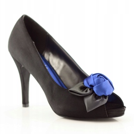 Escarpins McArthur 11bk noirs pour femmes le noir bleu 1