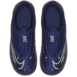 Chaussures de football Nike Mercurial Vapor 13 Club Mds Mg PS (V) Jr CJ1149 401 bleu marin 1