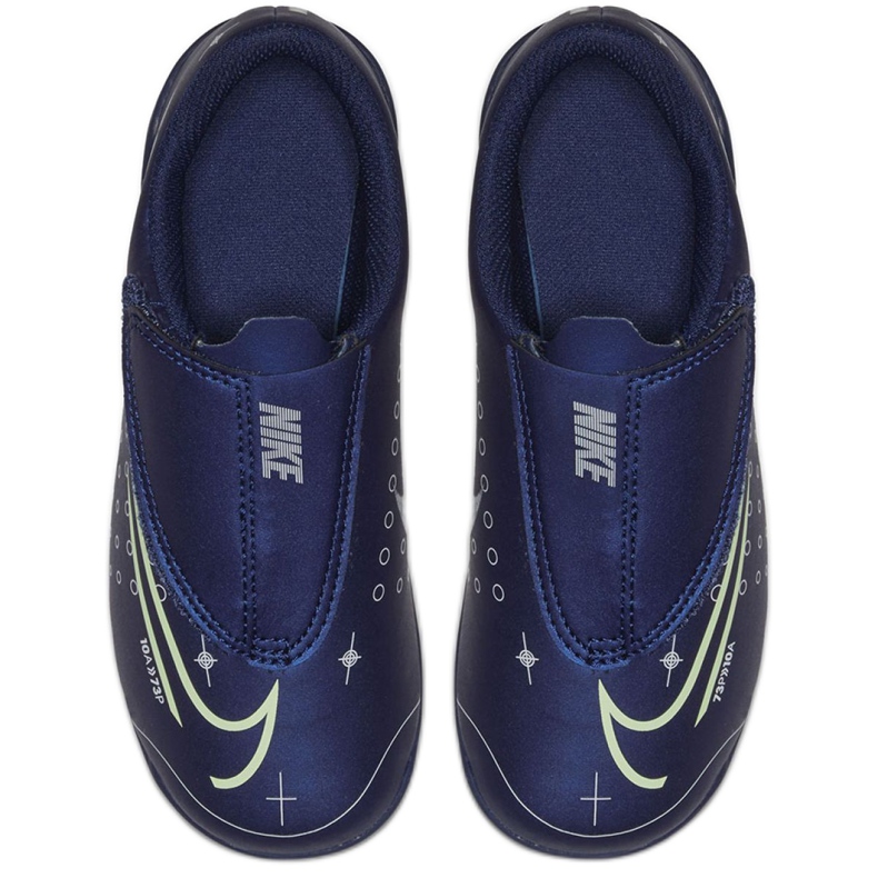 Chaussures de football Nike Mercurial Vapor 13 Club Mds Mg PS (V) Jr CJ1149 401 bleu marin 1