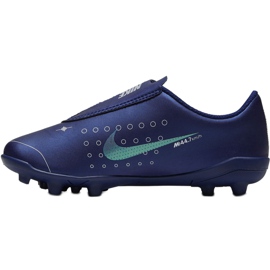 Chaussures de football Nike Mercurial Vapor 13 Club Mds Mg PS (V) Jr CJ1149 401 bleu marine 2