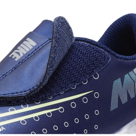 Chaussures de football Nike Mercurial Vapor 13 Club Mds Mg PS (V) Jr CJ1149 401 bleu marine 3