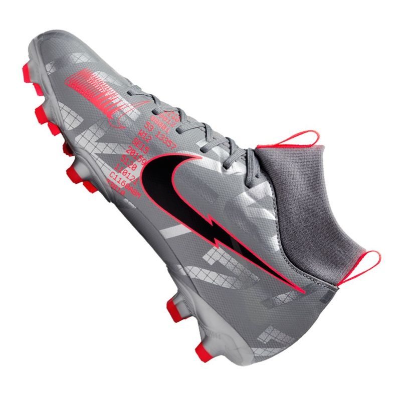 Nike Superfly 7 Academy Mg Jr AT8120-906 chaussures de football multicolore argent 2