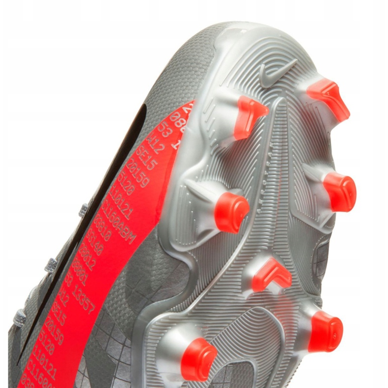 Chaussures de football Nike Vapor 13 Academy Mg Jr AT8123-906 multicolore gris 1