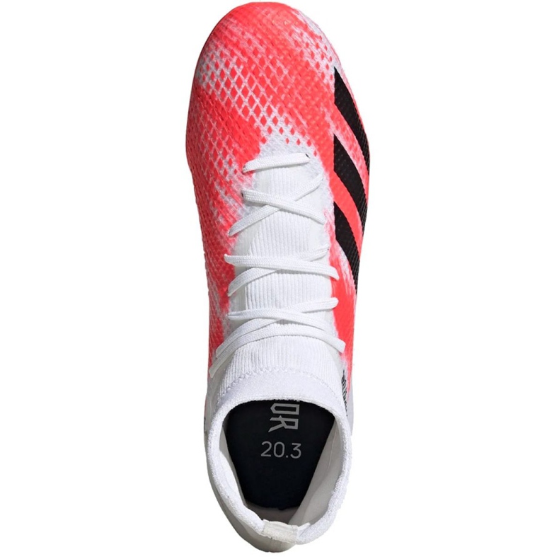 Chaussures de foot Adidas Predator 20.3 Fg M EG0910 multicolore blanche 1 Chaussures de foot Adidas Predator 20.3 Fg M EG0910 multicolore blanche 1