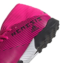 Chaussures Adidas Nemeziz 19.3 Tf Jr F99944 rose 2