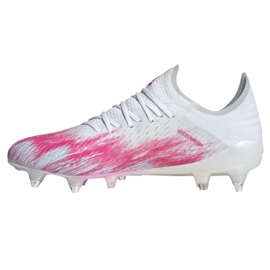 Chaussures de foot Adidas X 19.1 Sg M EG7143 multicolore blanche 1