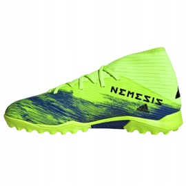 Chaussures de foot Adidas Nemeziz 19.3 Tf M FV3994 multicolore vert 1 Chaussures de foot Adidas Nemeziz 19.3 Tf M FV3994 multicolore vert 1