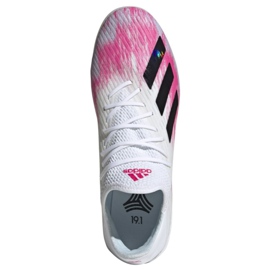 Chaussures de foot Adidas X 19.1 Tf M EG7135 multicolore blanche 2 Chaussures de foot Adidas X 19.1 Tf M EG7135 multicolore blanche 2
