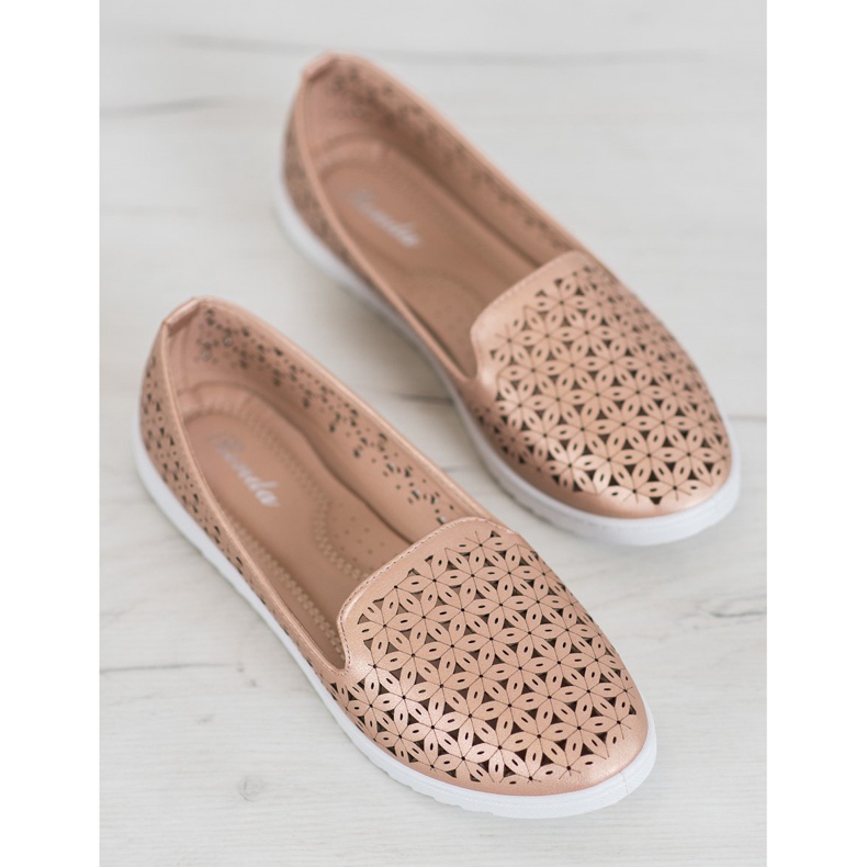 Renda Lords ajourés confortables jaune 2