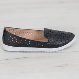 Renda Lords ajourés confortables le noir 2