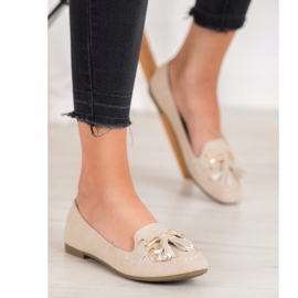 Nio Nio Mocassins élégants à franges brun 4