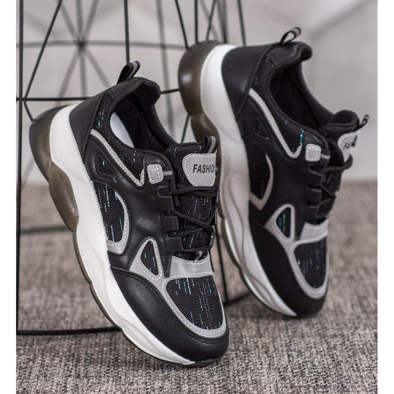 Via Giulia  Baskets mode sport noir 2